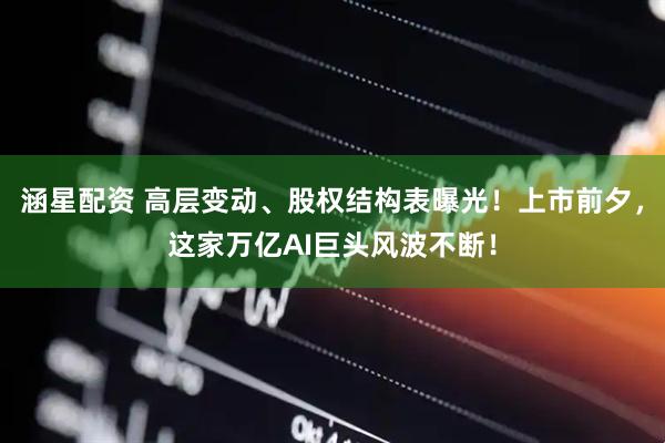 涵星配资 高层变动、股权结构表曝光！上市前夕，这家万亿AI巨头风波不断！