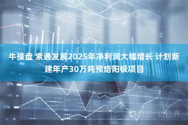 牛操盘 索通发展2025年净利润大幅增长 计划新建年产30万吨预焙阳极项目